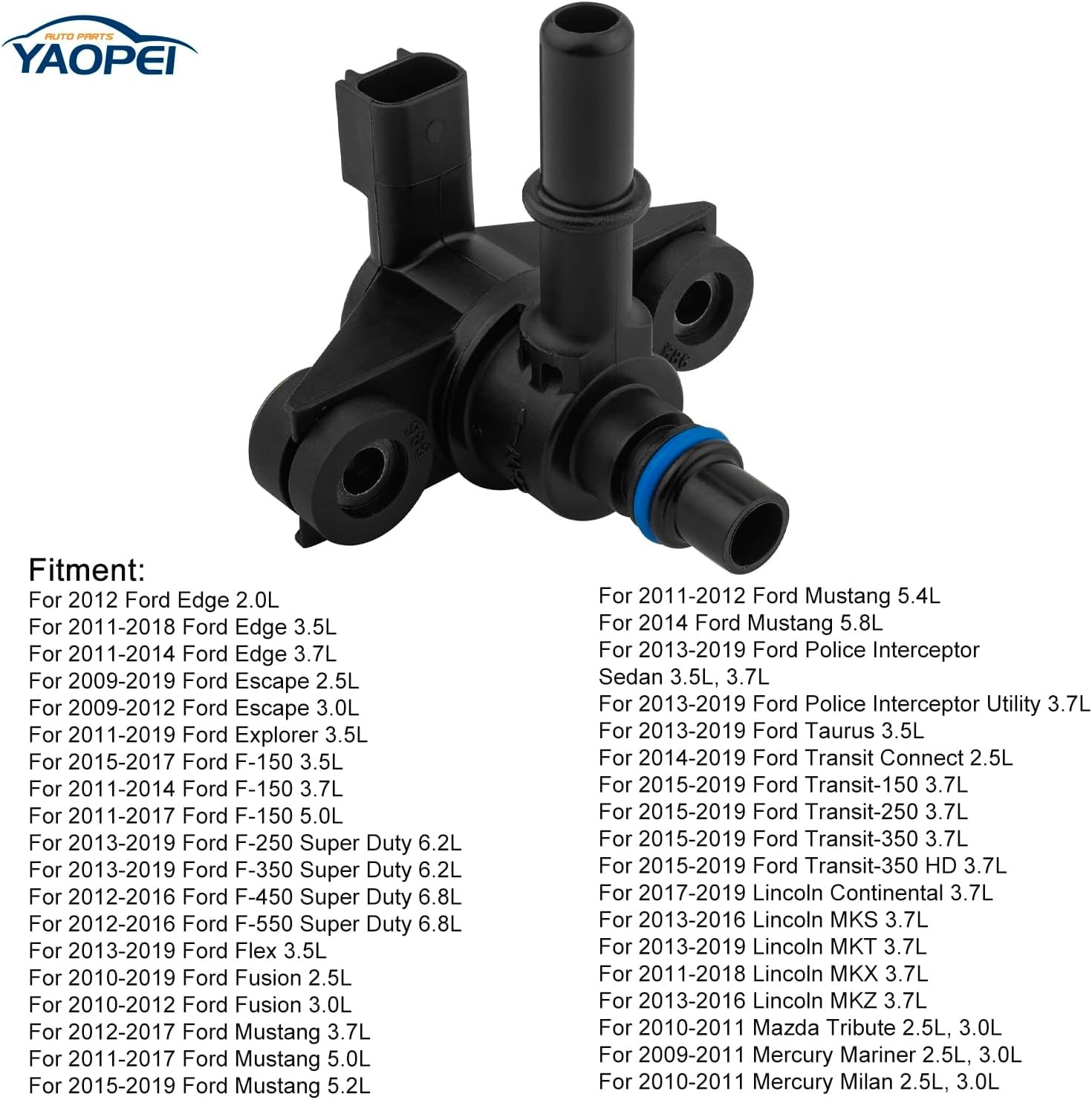 Vapor Canister Purge Solenoid Valve Emission For Ford Edge Escape Explorer F150