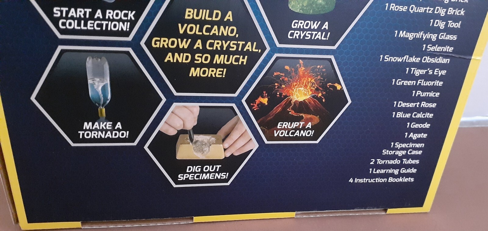 National Geographic Mega Science Series Earth Science Kit 15+ STEM Activities
