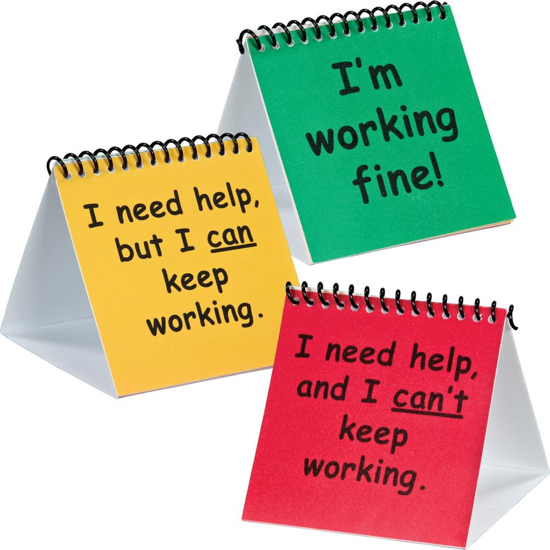 Really Good Stuff Deluxe I Need Help Mini-Flip-Charts Set 163297