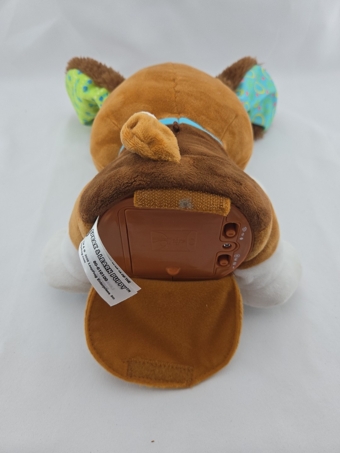 Leap Frog Speak&Learn Puppy W/Interactive Talk Back&Motion Feature WORKS (D-480)
