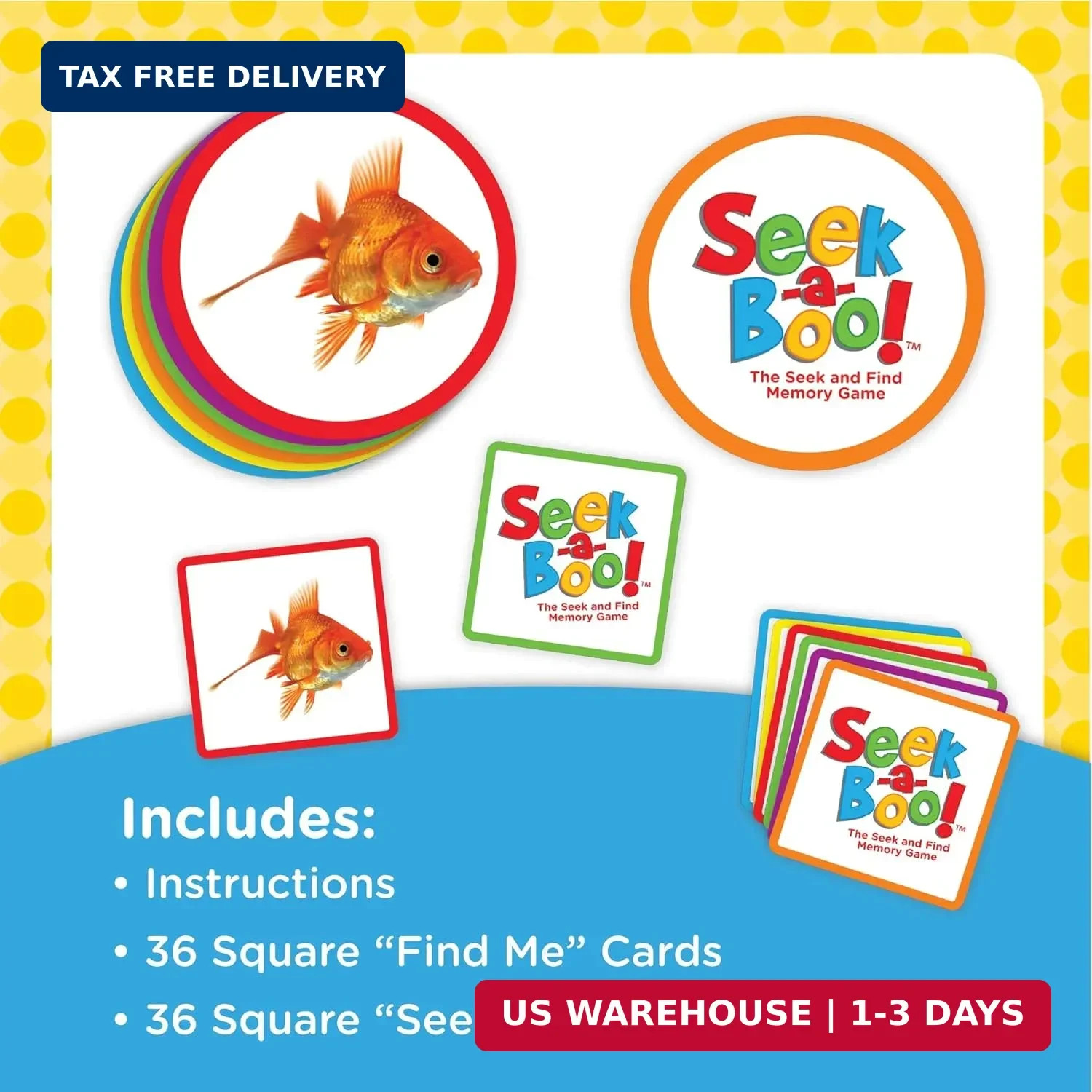 MindWare Seek-a-Boo Seek and Find Memory Game and Toddler Flash Cards Matching G