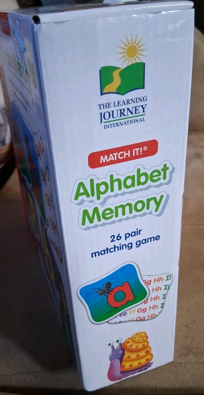 The Learning Journey Match It! Alphabet Memory GAME Ages 3-6 | 1+ players NEW