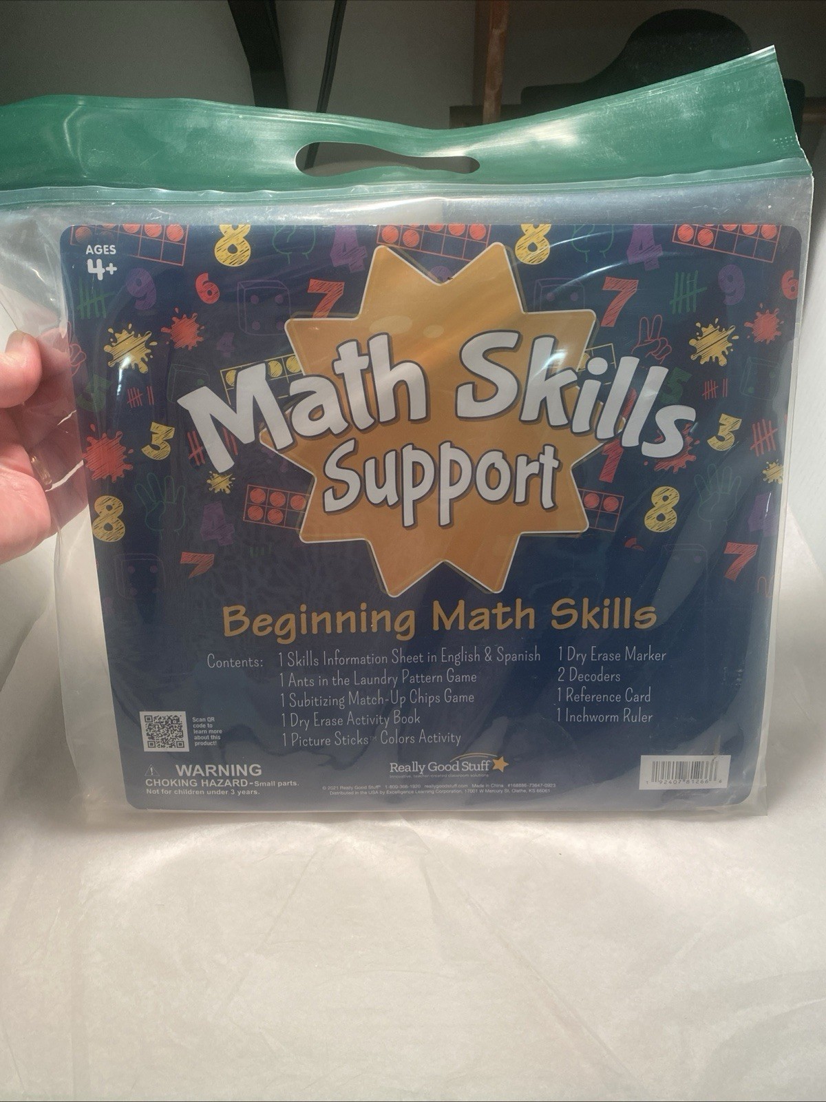 Homeschool Preschool Classroom 4+ Really Good Stuff Beginning Math Skills Kit