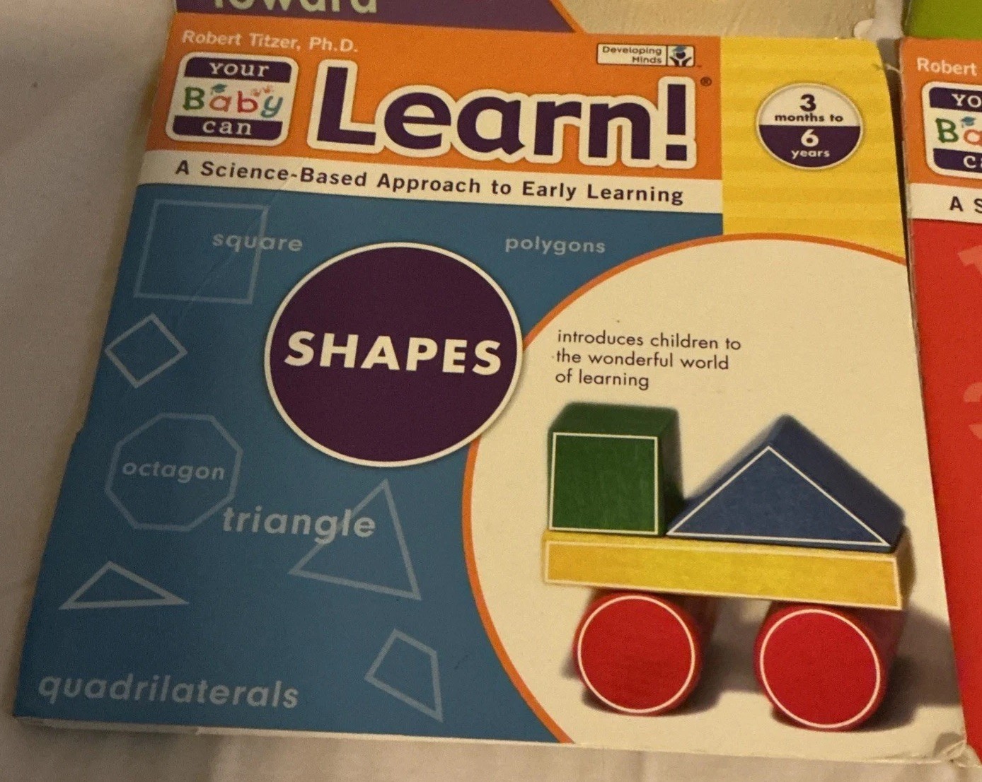 Lot Of 4 Your Baby Can Learn Books! Shapes, Numbers, Patterns, And Prepositions