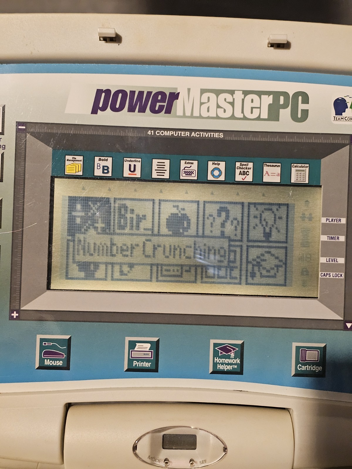 Power Master PC Kids Educational Laptop 41 Activities Tested Works Missing AC…