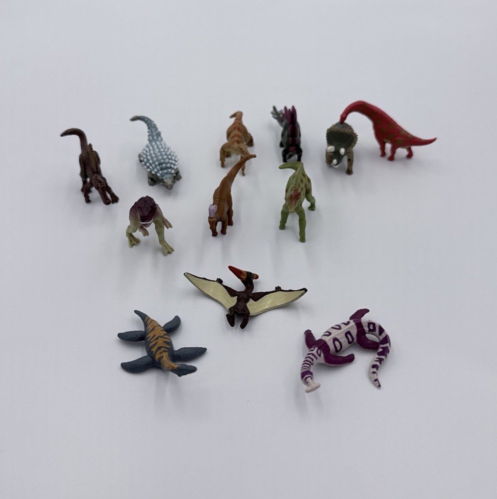 Yowie Collectable Dinosaur Figures Lot of 12 , 2” Toys