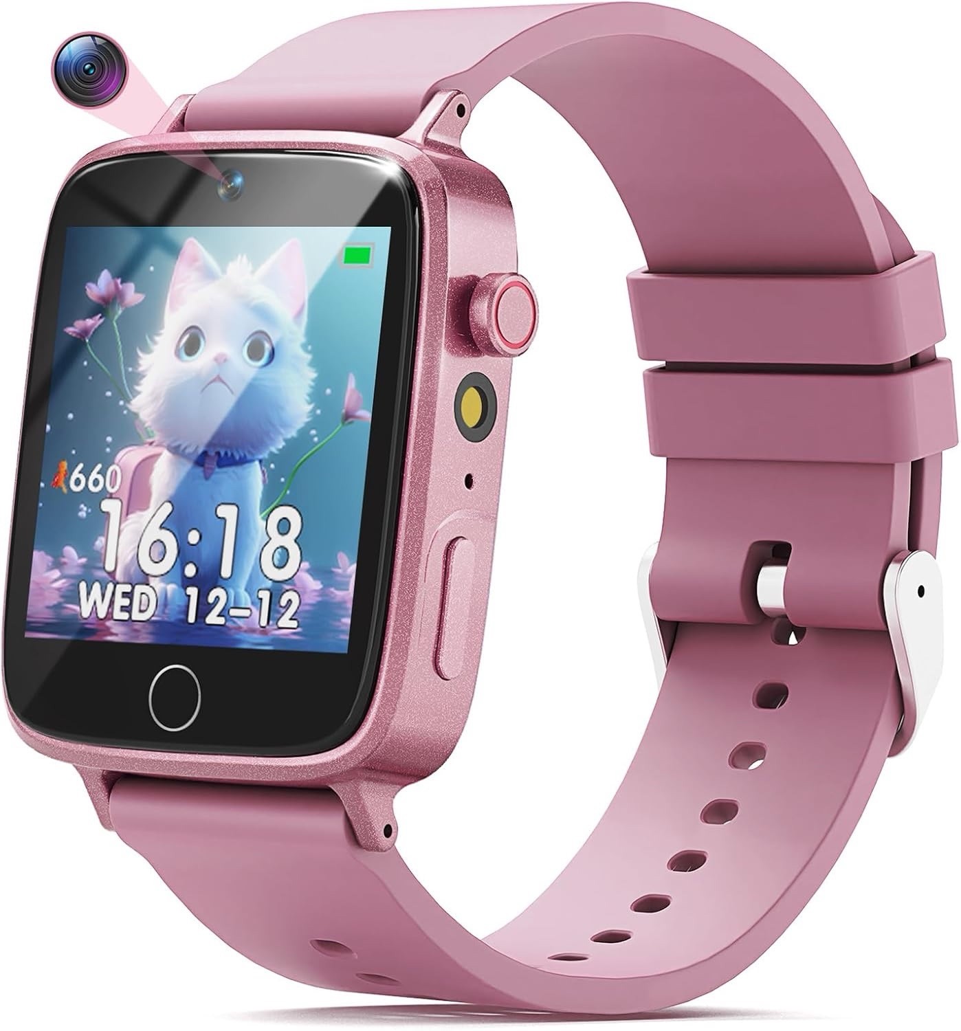 Kids Watch for Girls 4 5 6 7 8 9 10 Years Old Gifts, Smart Watch for Kids wit…