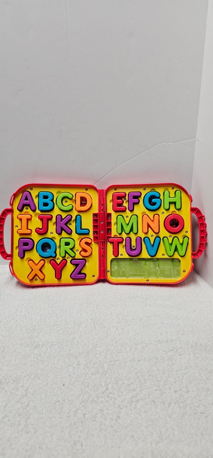 Sesame Street Elmo On The Go ABC Alphabet Letters in Carrying Case Complete