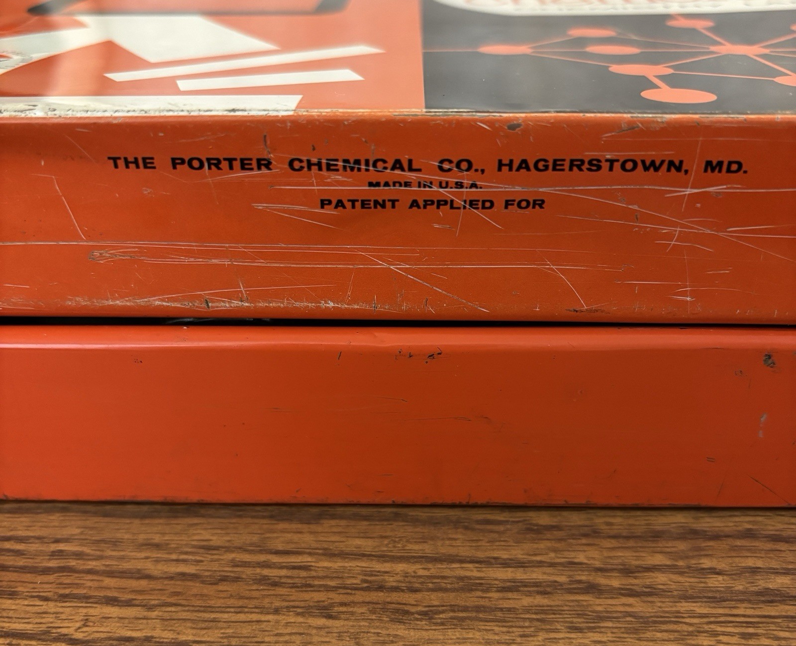 PORTER SCIENCE Chemcraft #608 Chemistry Lab c. 1958 w/ Manual 415 Experiments