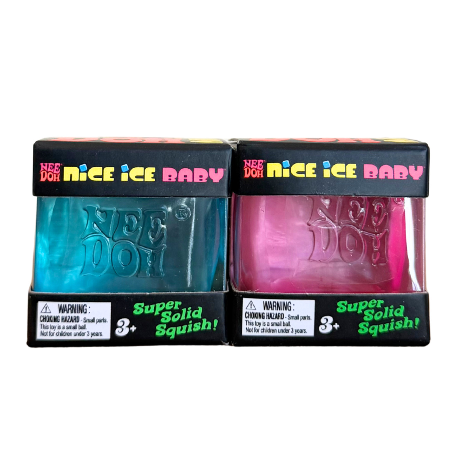 NeeDoh Nice Ice Baby Blue + Pink (SET of 2) – NEW