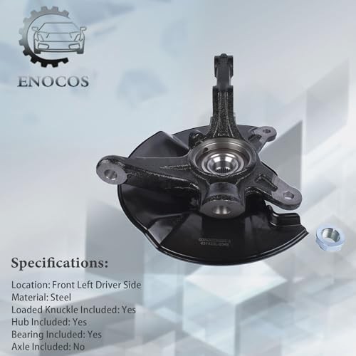 698-451 Front Left Driver Side Steering Knuckle & Wheel Bearing Hub Assembly