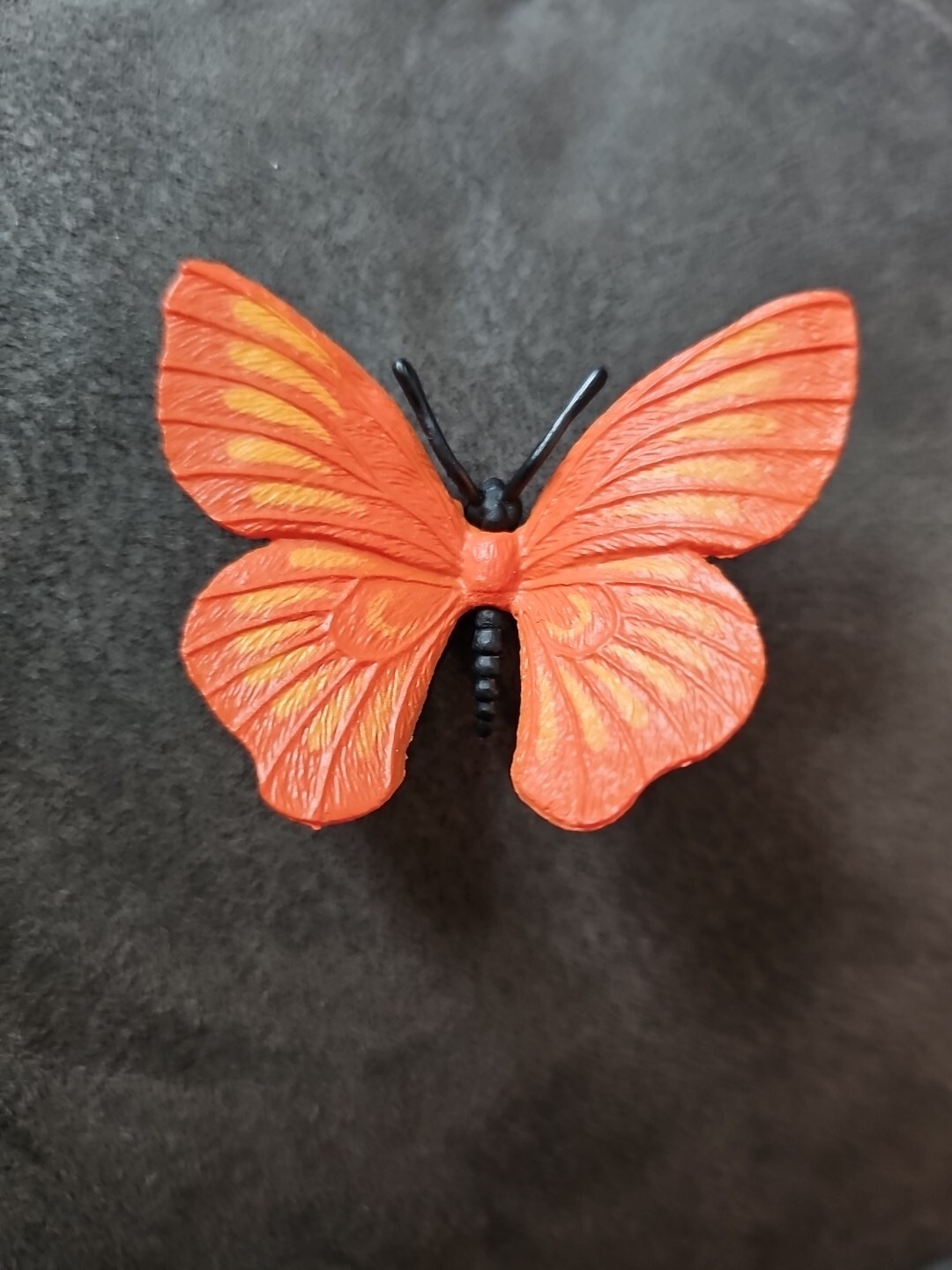 Unbranded Plastic Toy Orange Butterfly- 2.5 Inches