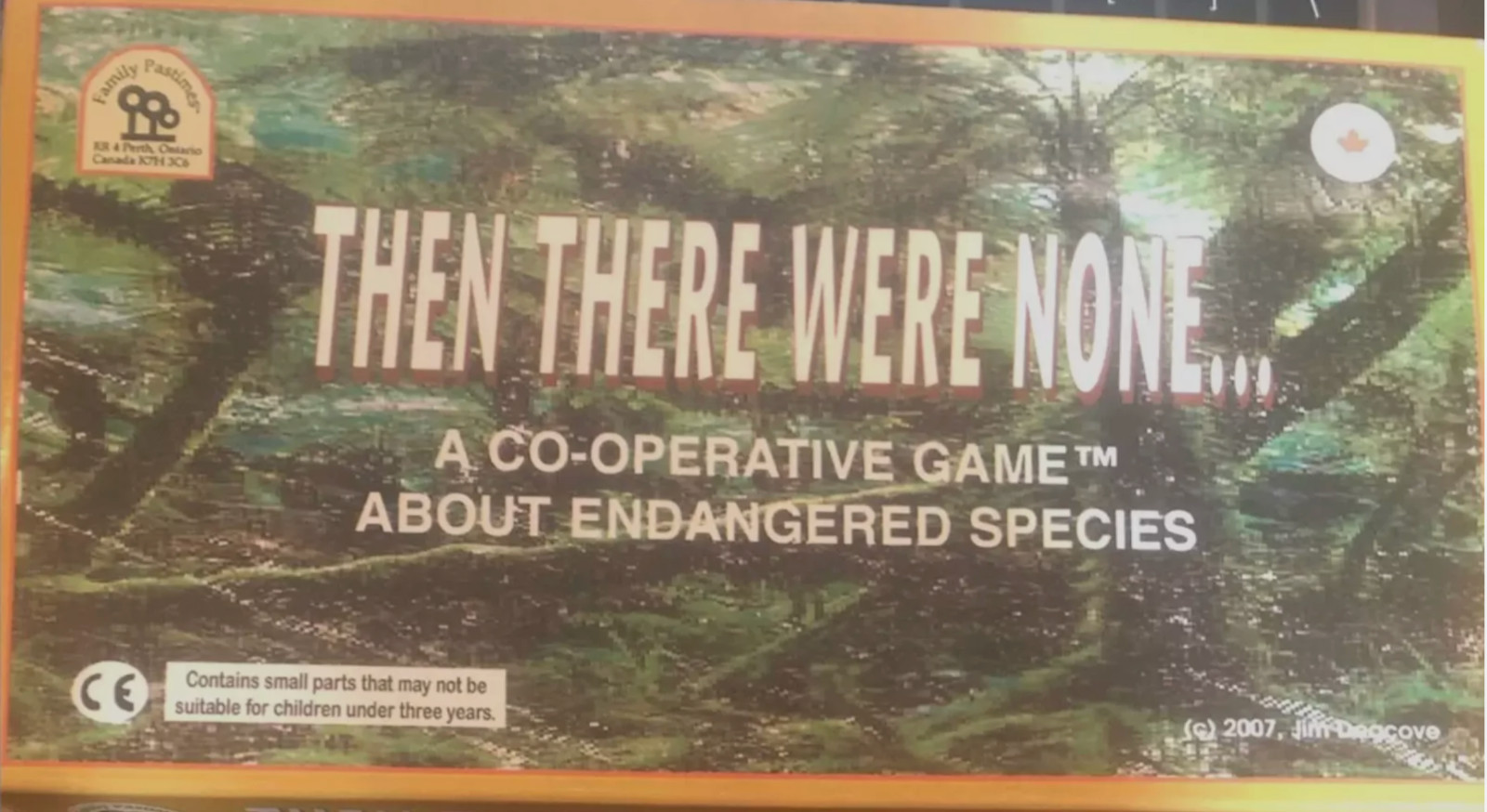 Then There Were None – Educational Science Game by Family Pastimes
