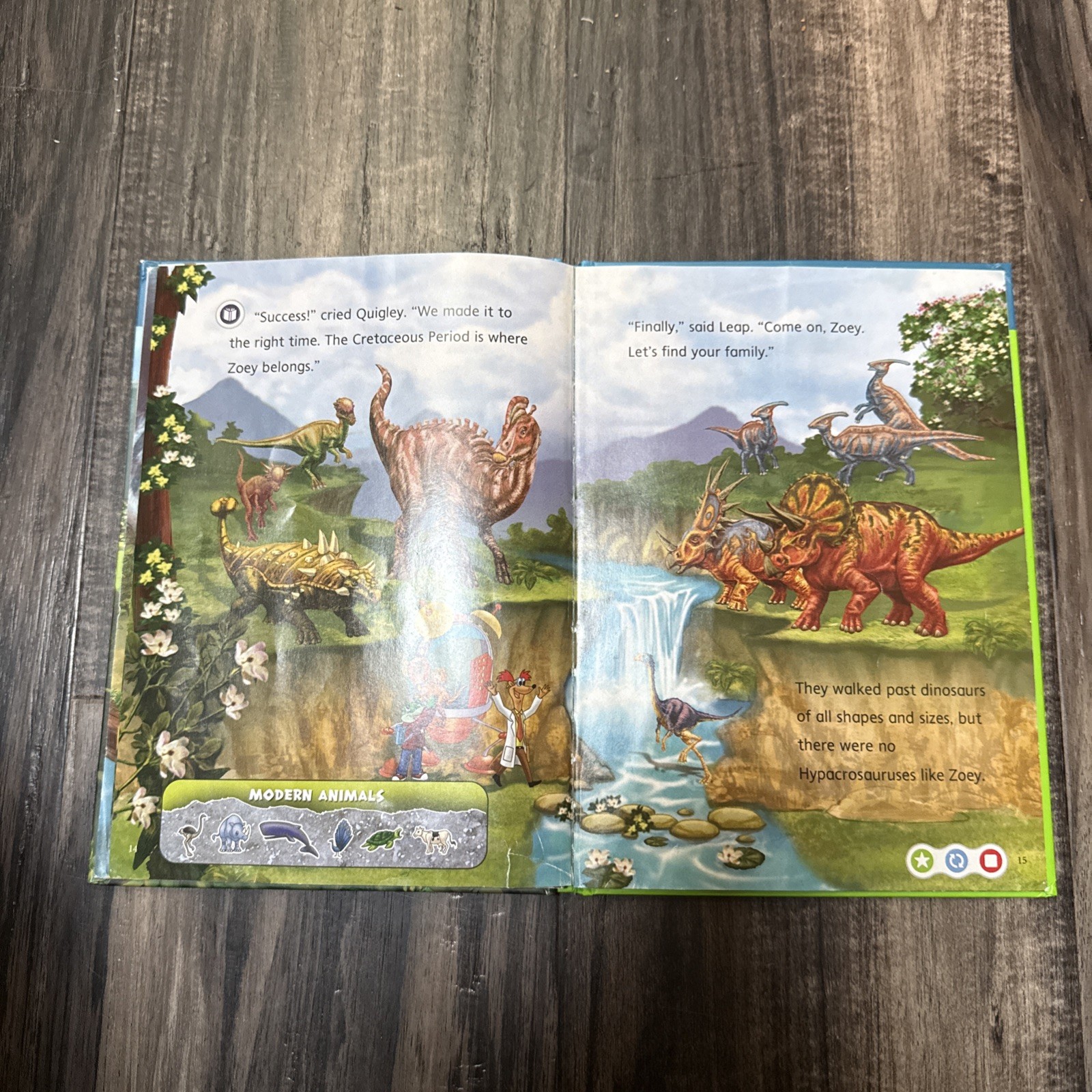 LeapFrog Tag, LeapReader book — LEAP AND THE LOST DINOSAUR🦖 (Read description.)