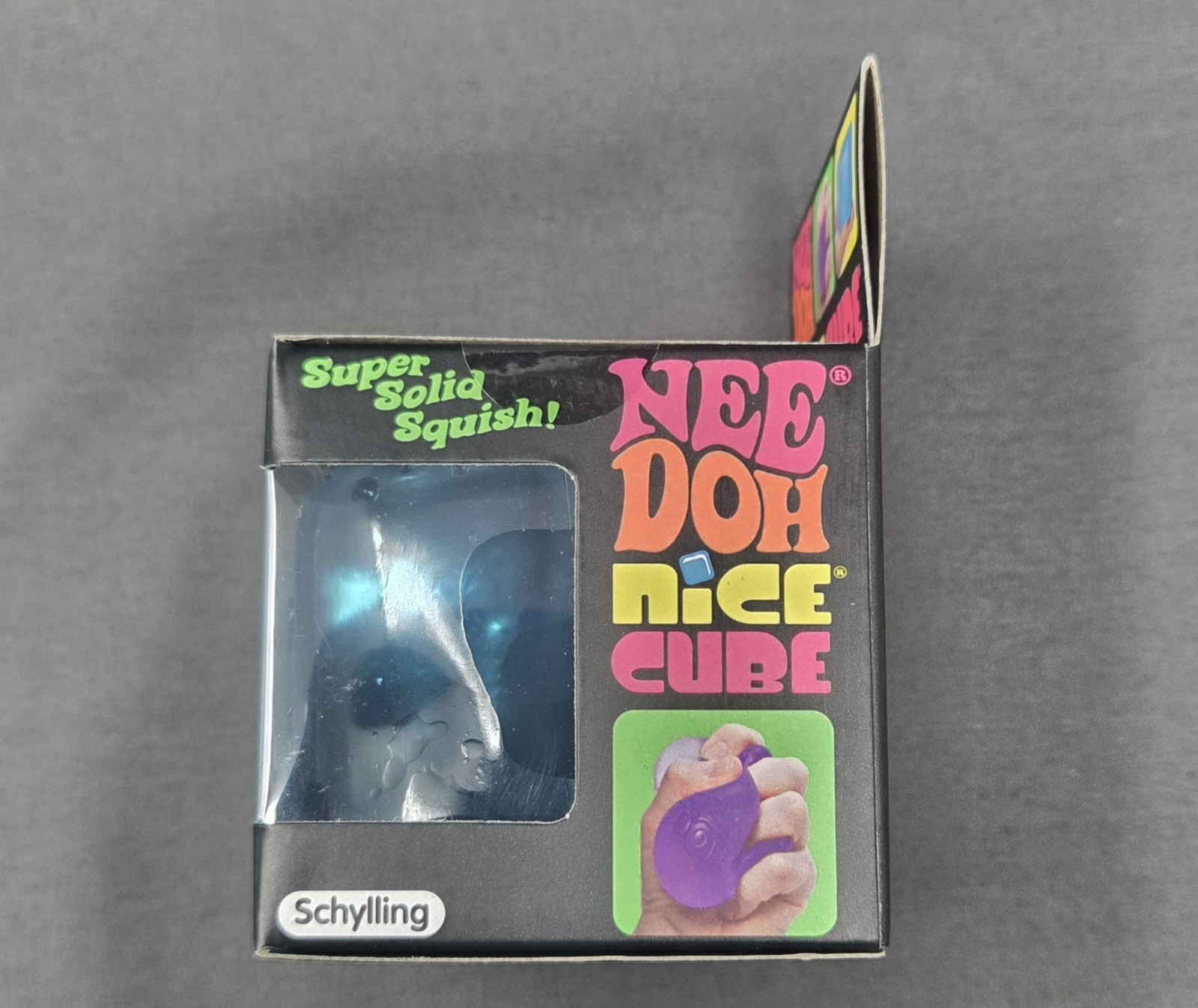 Nee Doh Nice Cube Super Solid Squish (Lot of 10) Blue Purple Pink – NEW