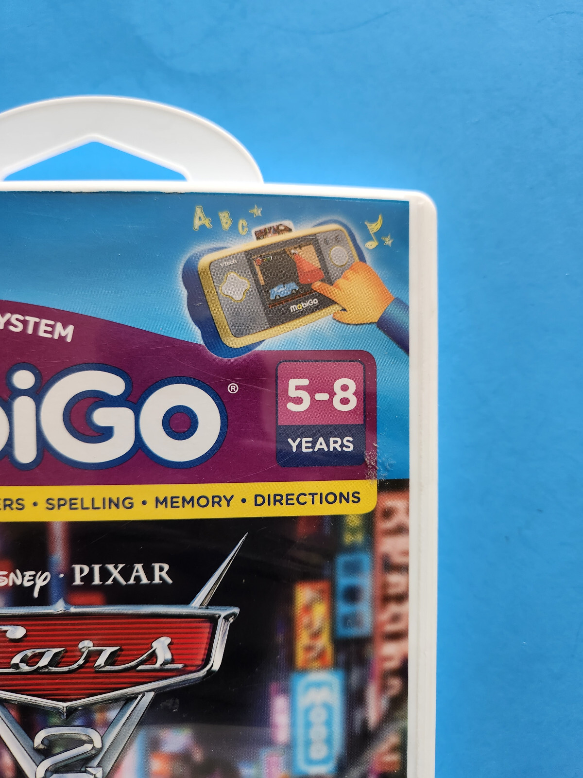 VTECH MOBIGO DISNEY PIXAR CARS 2 TOUCH LEARNING SYSTEM GAME CARTRIDGE AGE 5-8