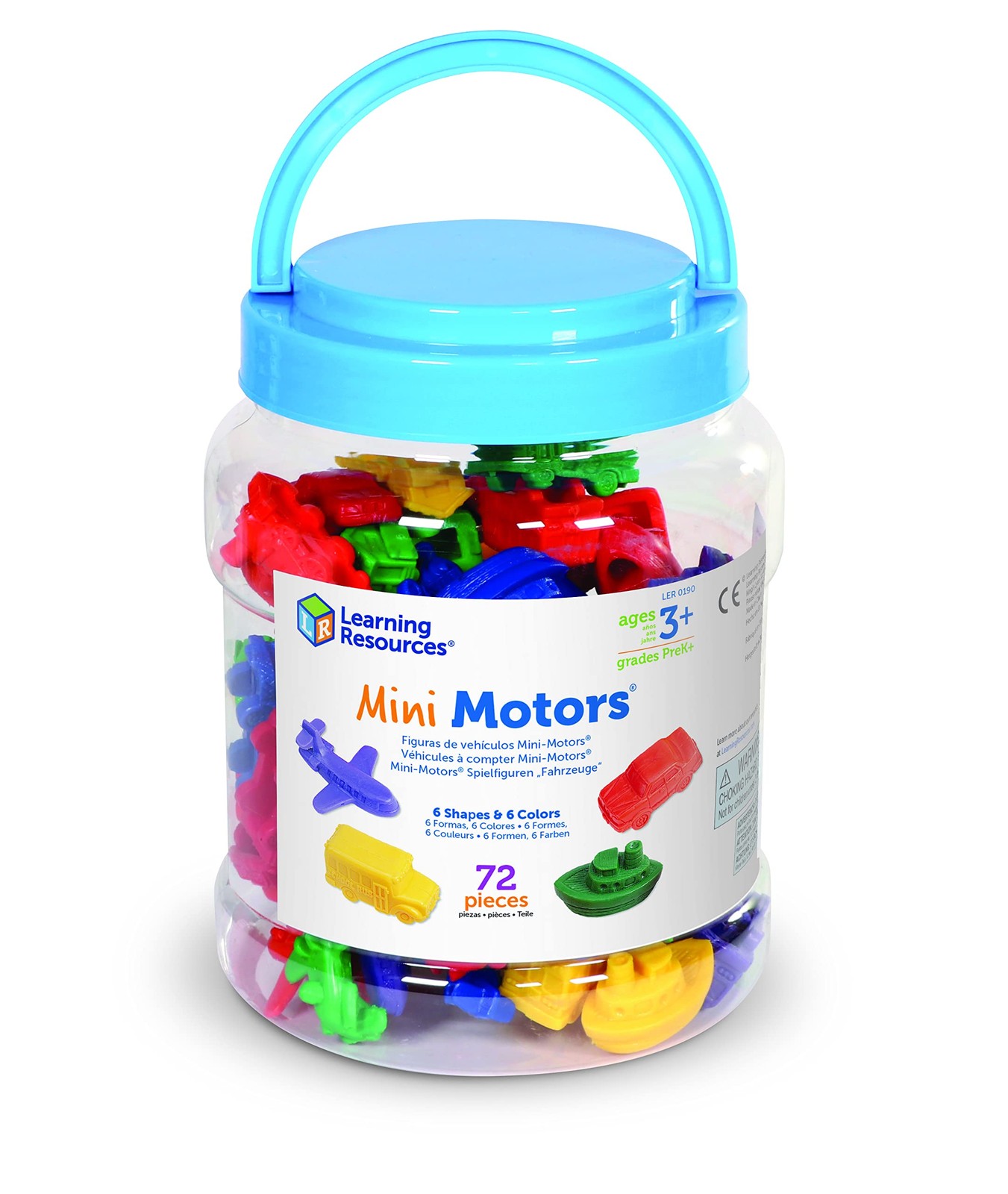 Learning Resources Mini Motors Counting and Sorting Fun Set 72 Pieces, Ages …