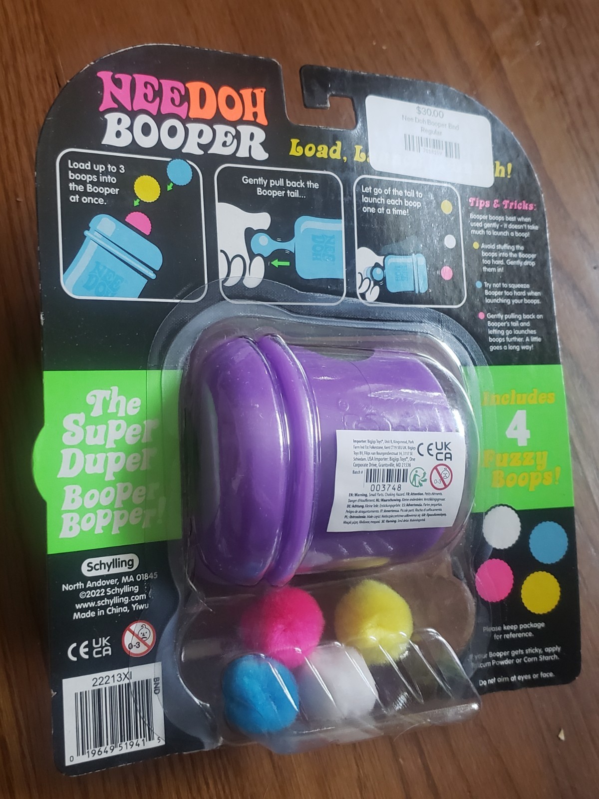 Extremely Rare PURPLE NeeDoh Booper- 100% Authentic- Brand New Nee Doh!