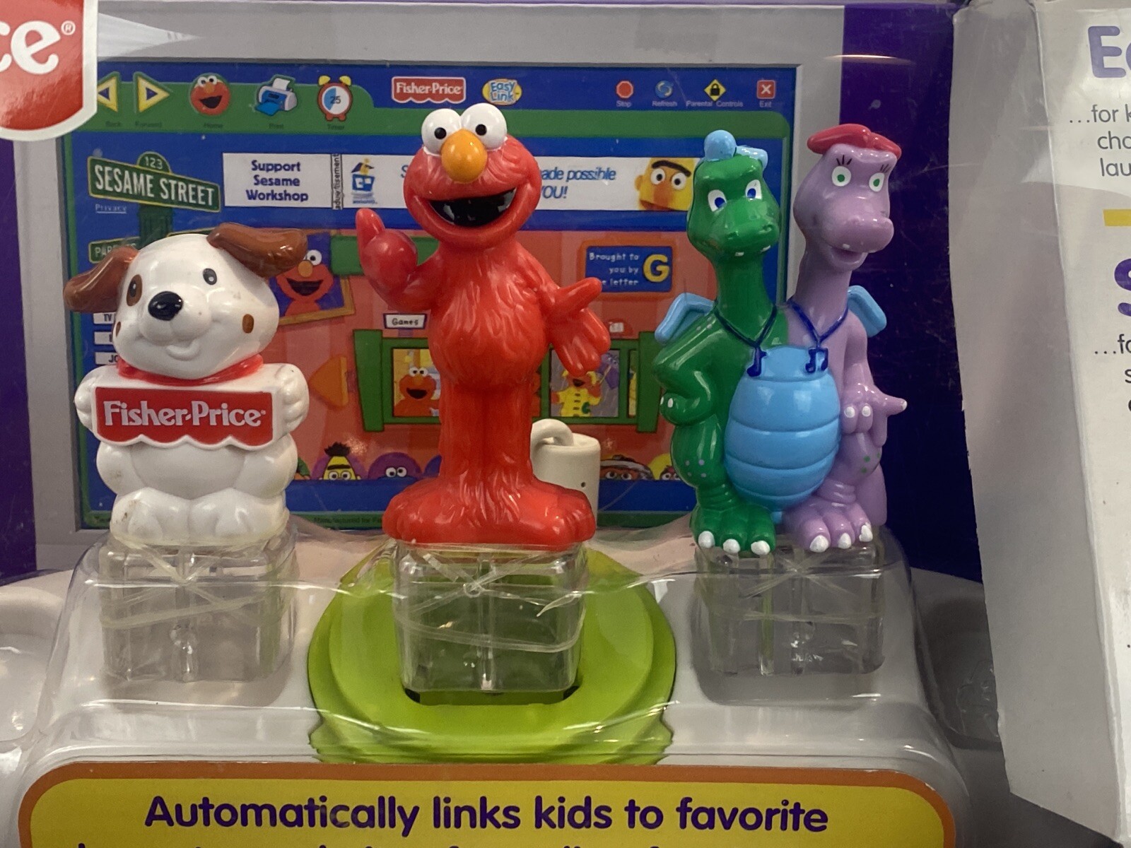 Fisher Price Easy Link Internet Launch Pad Elmo Sesame Street New 2007 Ages 3+