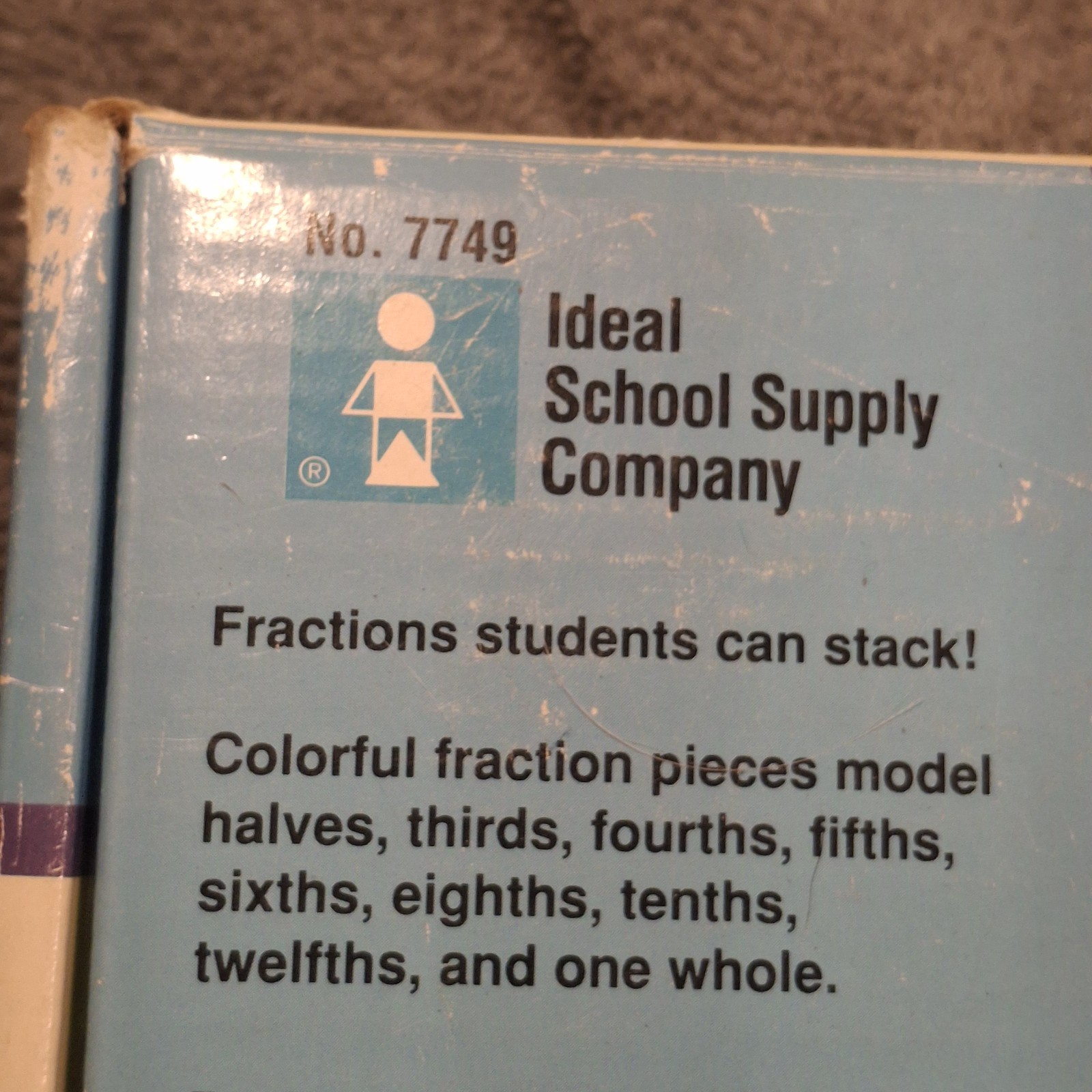 Ideal Learning School Supply Company FRACTIONS STAX Math Manipulatives Complete