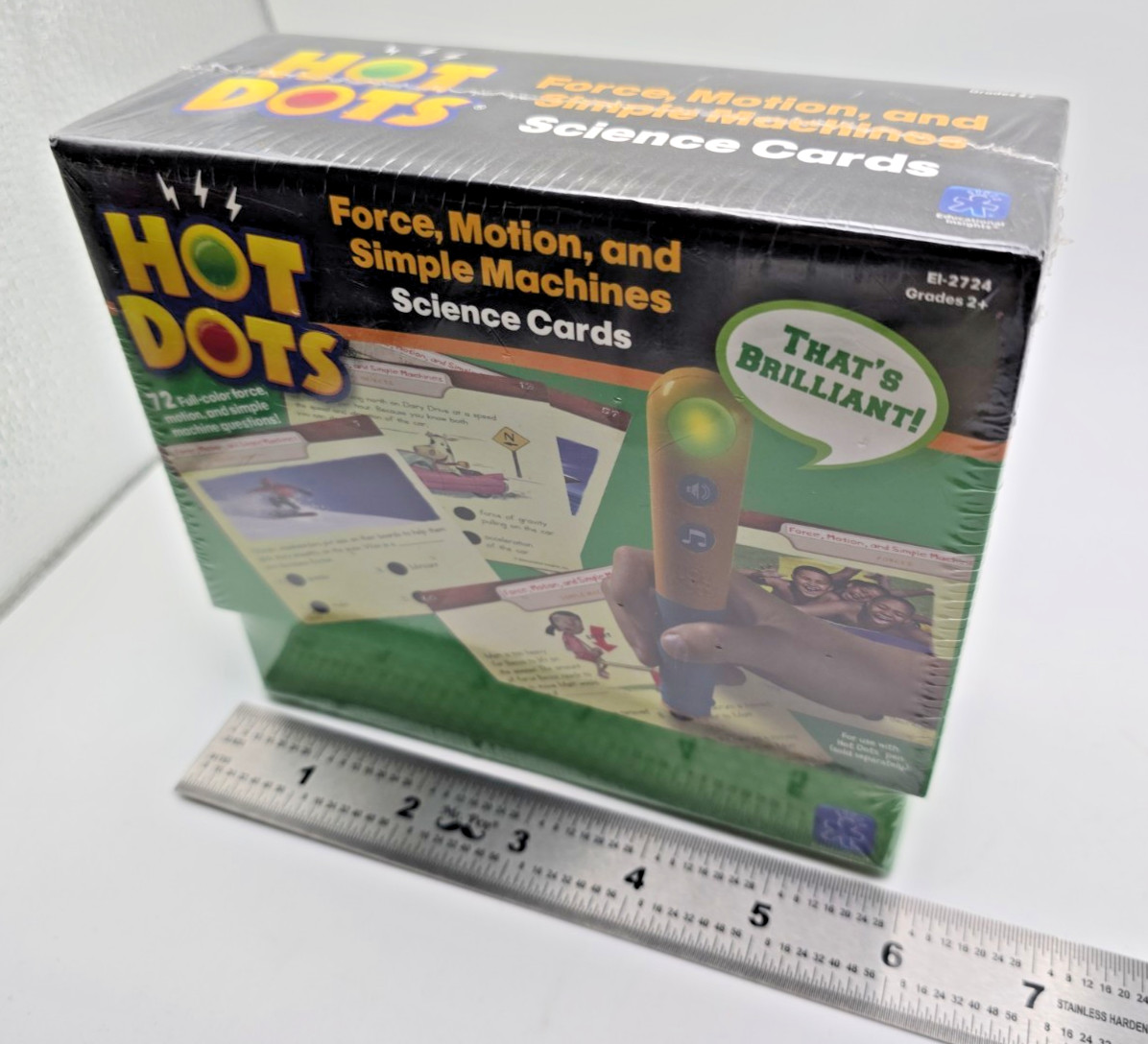 *Hot Dots*SCIENCE CARDS*Force,Motion,Simple Machines*Educational Insights*