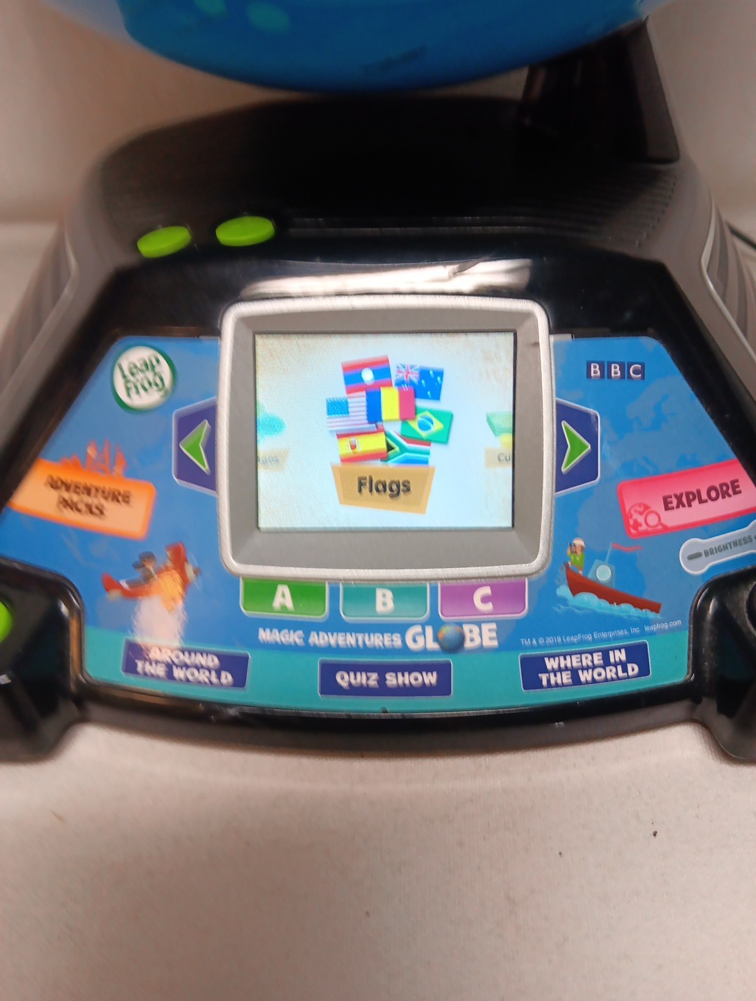 LeapFrog Magic Adventures Globe 2.8″ Video Screen BBC Videos Interactive Games