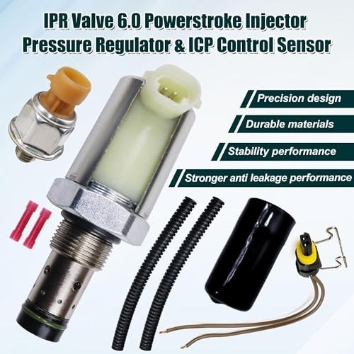 IPR Valve Injector Pressure Regulator & ICP Control Sensor for 6.0L Diesel Ford