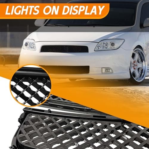 Front Bumper Guard Grille Fit for 2005-2010 Scion Tc Smt10600 Honeycomb Front