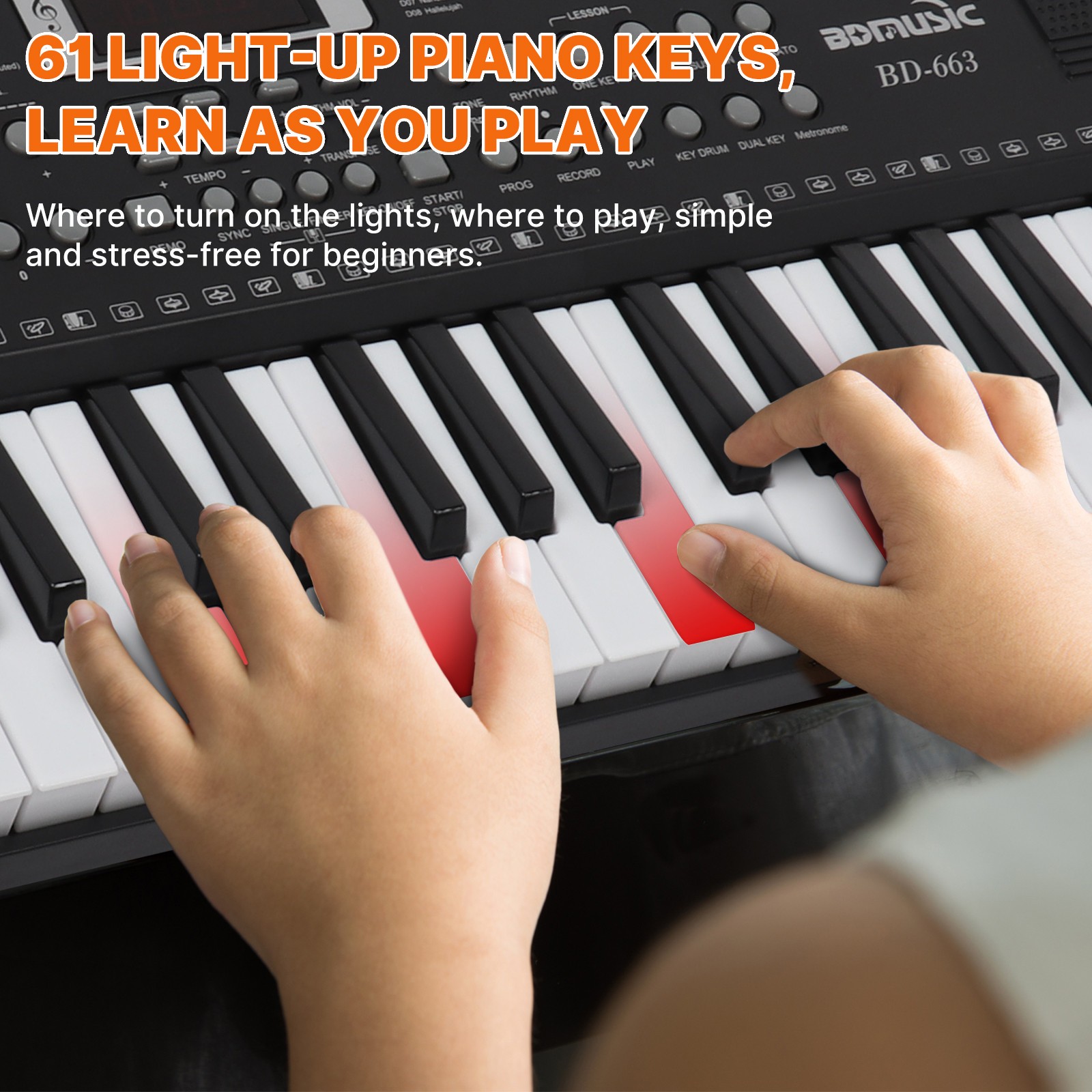 88 Key Electric Digital Piano Keyboard Weighted Key w/Pedal,Power Supply and Bag