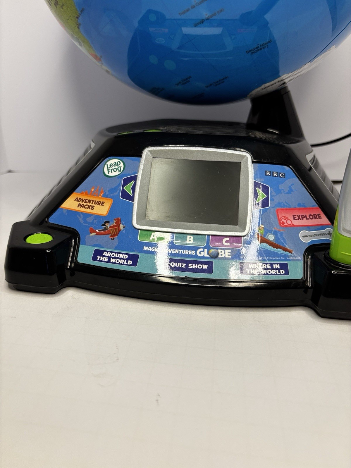 Leapfrog Magic Adventures Globe LCD Video Screen Kids Toy Interactive Works