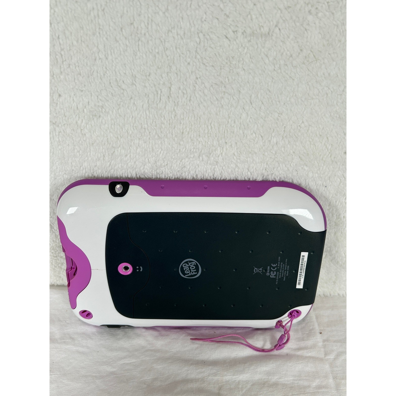 LeapFrog LeapPad Ultra 33300 Kids Learning Tablet Purple White Case Charger Game