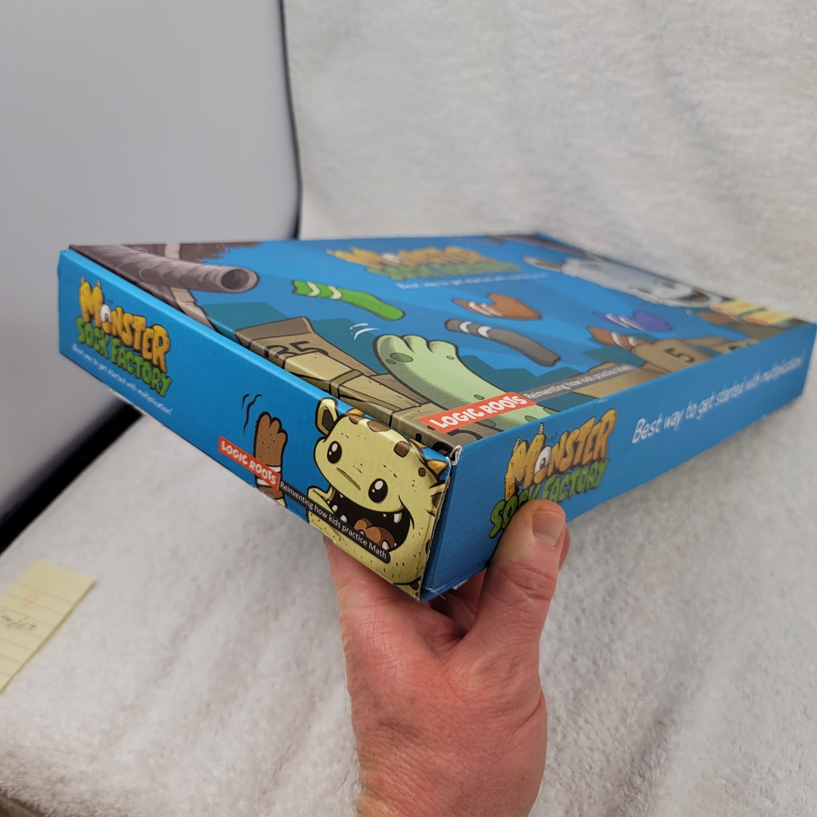Monster Sock Factory Logic Roots Multiplication Learning Math Game Used Complete