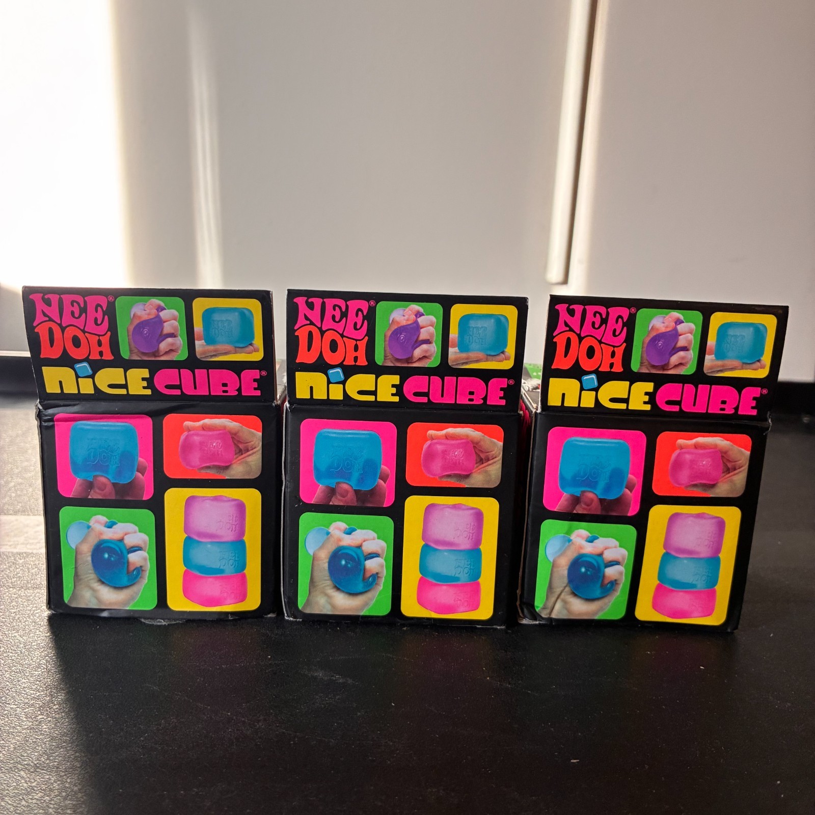 NeeDoh Schylling Bundle Lot 11 Nice Cube, Groovy, Twirl Mini Squishy Fidget New