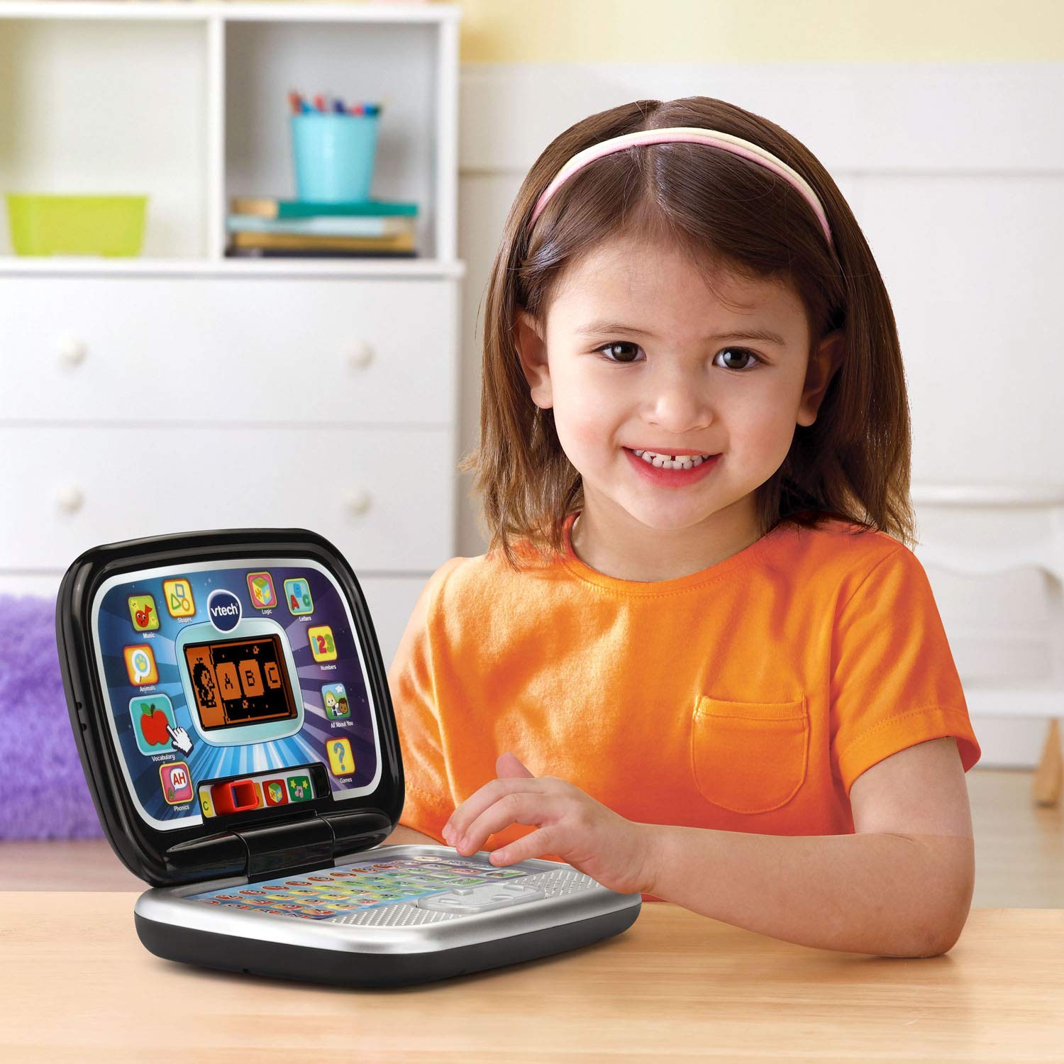 VTech Play Smart Preschool Laptop, Black 9.3″ x 2.2″ x 6.2″,