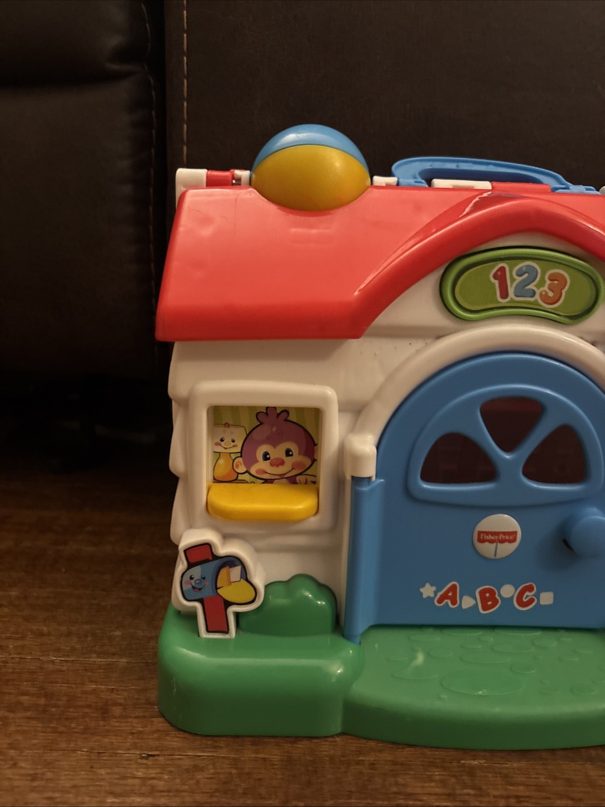 Fisher Price ABC 123 Musical Sound School House Interactive Learning Toy WORKS