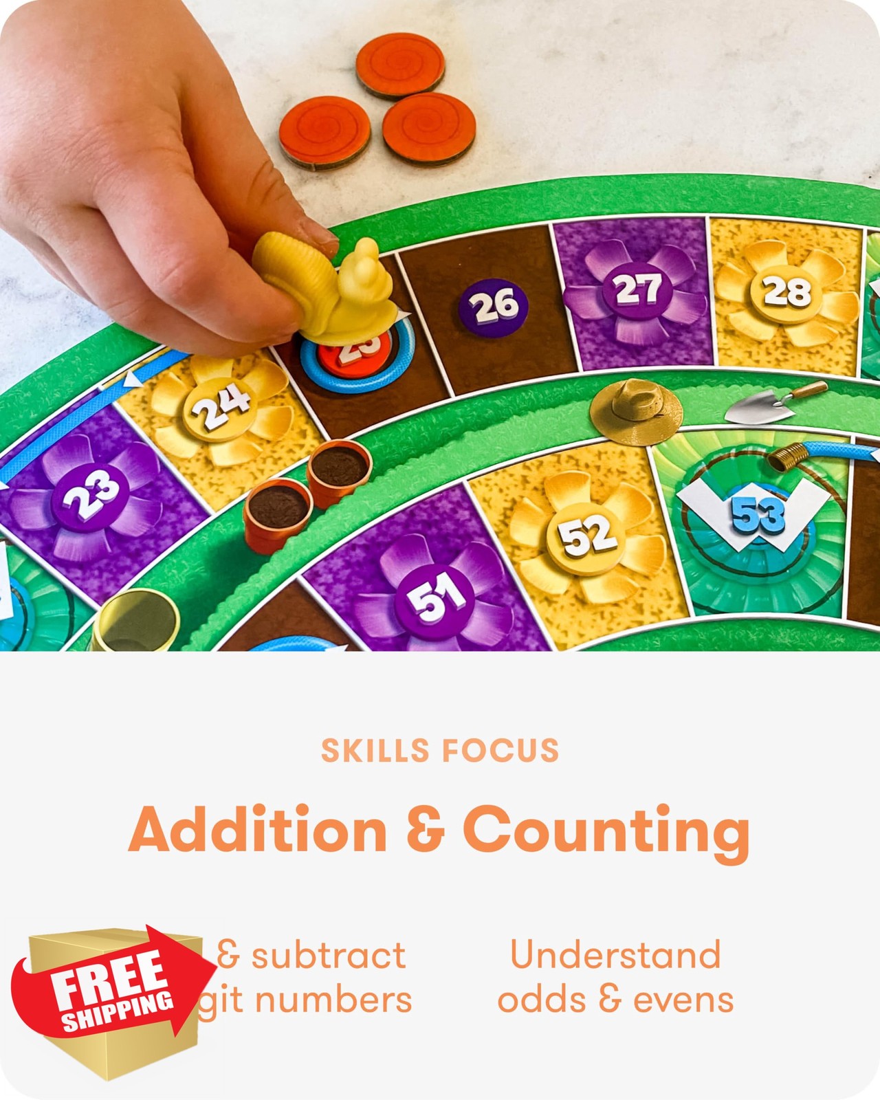 SimplyFun Whirly’s World Math Game Ages 6+