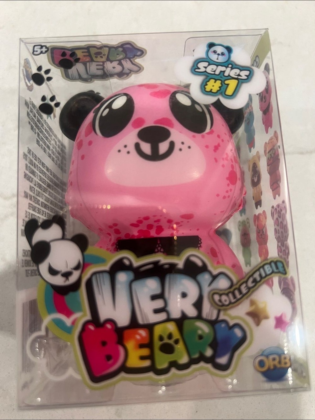 Orb Very Beary Ultra pink Squishy Toy