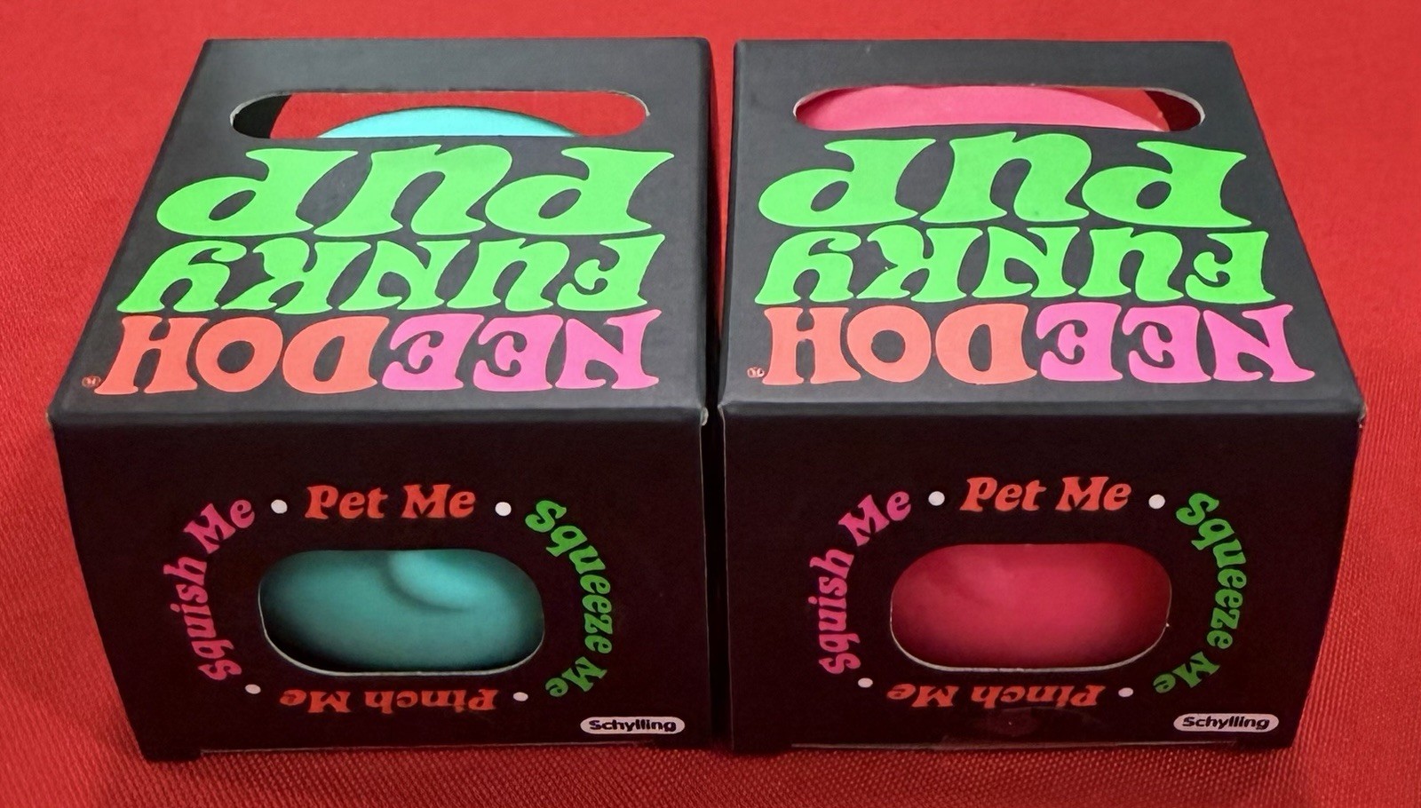 Schylling NeeDoh Funky Pup Squishy Squeeze Toys 2-Pack