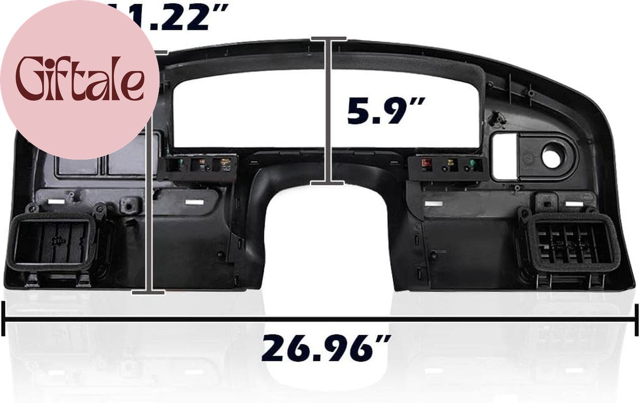 Dashboard Dash Panel Bezel, Compatible with Ford F150 F250 F350 Super Duty 1992