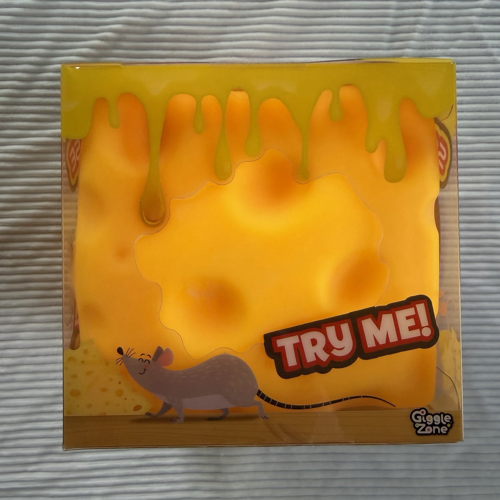 Sunny Days Jumbo Squeezy Cheese Yellow XL Squishy Toy Stress Relief TikTok VIRAL