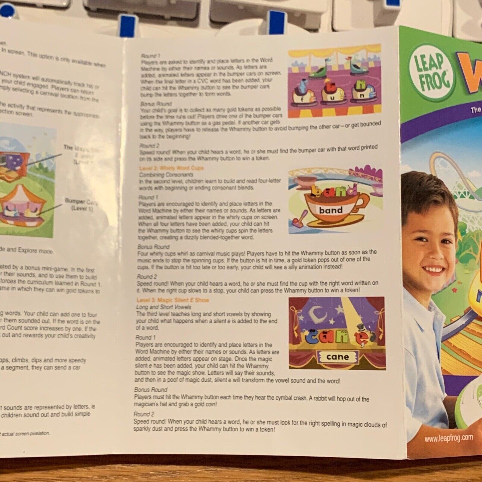 Leap Frog Word Launch Reading Learning System TV Plug & Play Kid Letter Game Toy