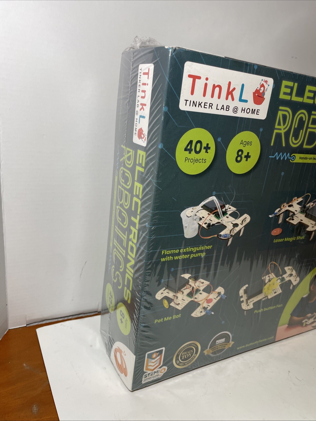 Tinker Lab. 40in1 STEM Robotics Kits for Kids 8+ YRS DIY Robotics NEW SEALED BOX
