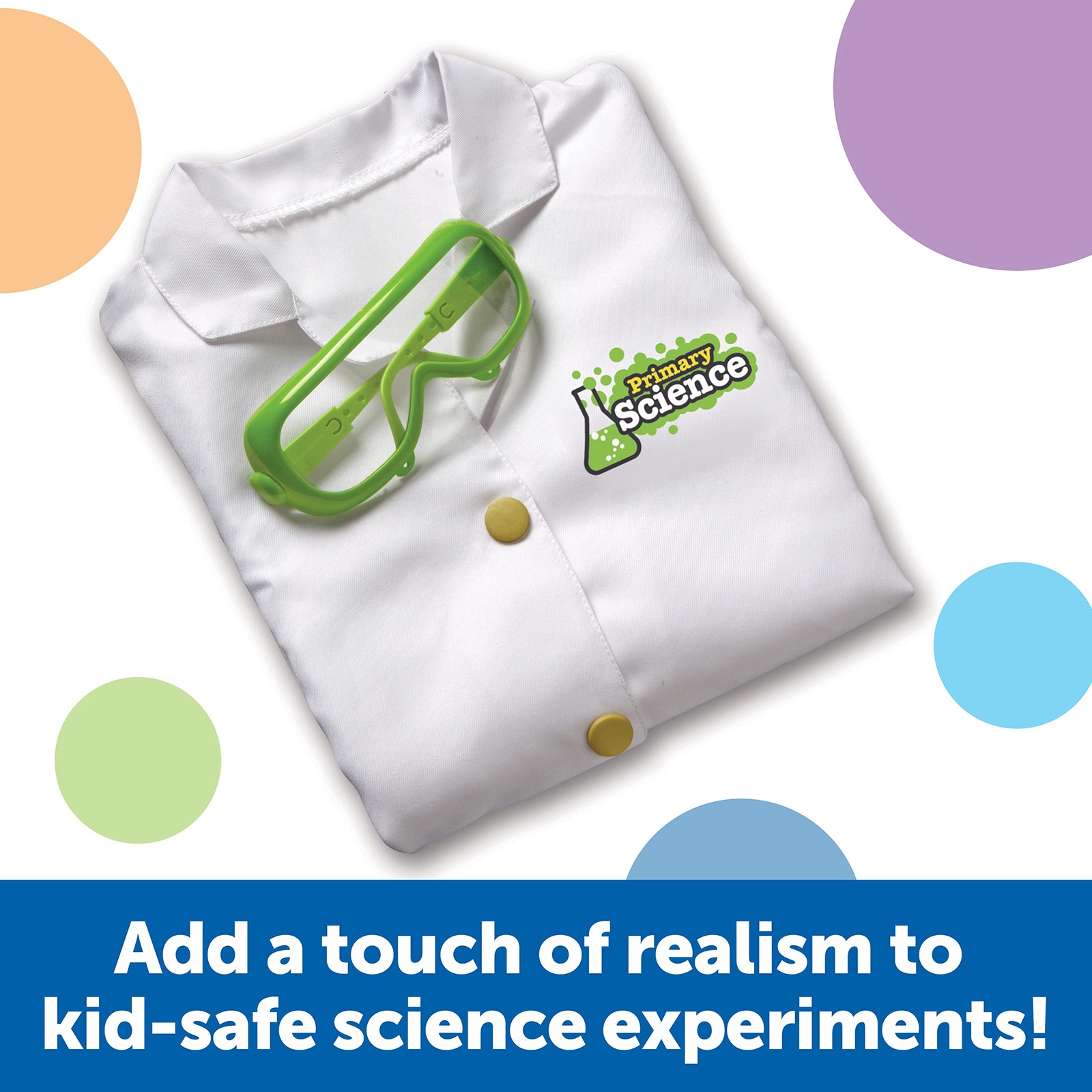 Learning Resources Primary Science Lab – Lab Coat And Goggles Pretend Play