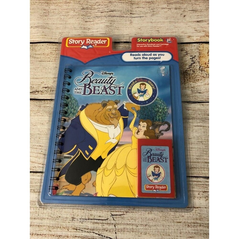 Disney Story Book Reader Storybook Beauty The Beast Interactive Cartridge NWT
