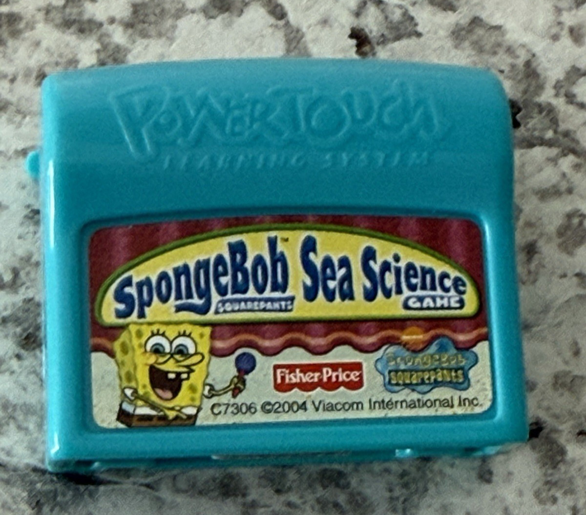 Fisher Price Power Touch Learning System Spongebob Sea Science Cartridge 2004