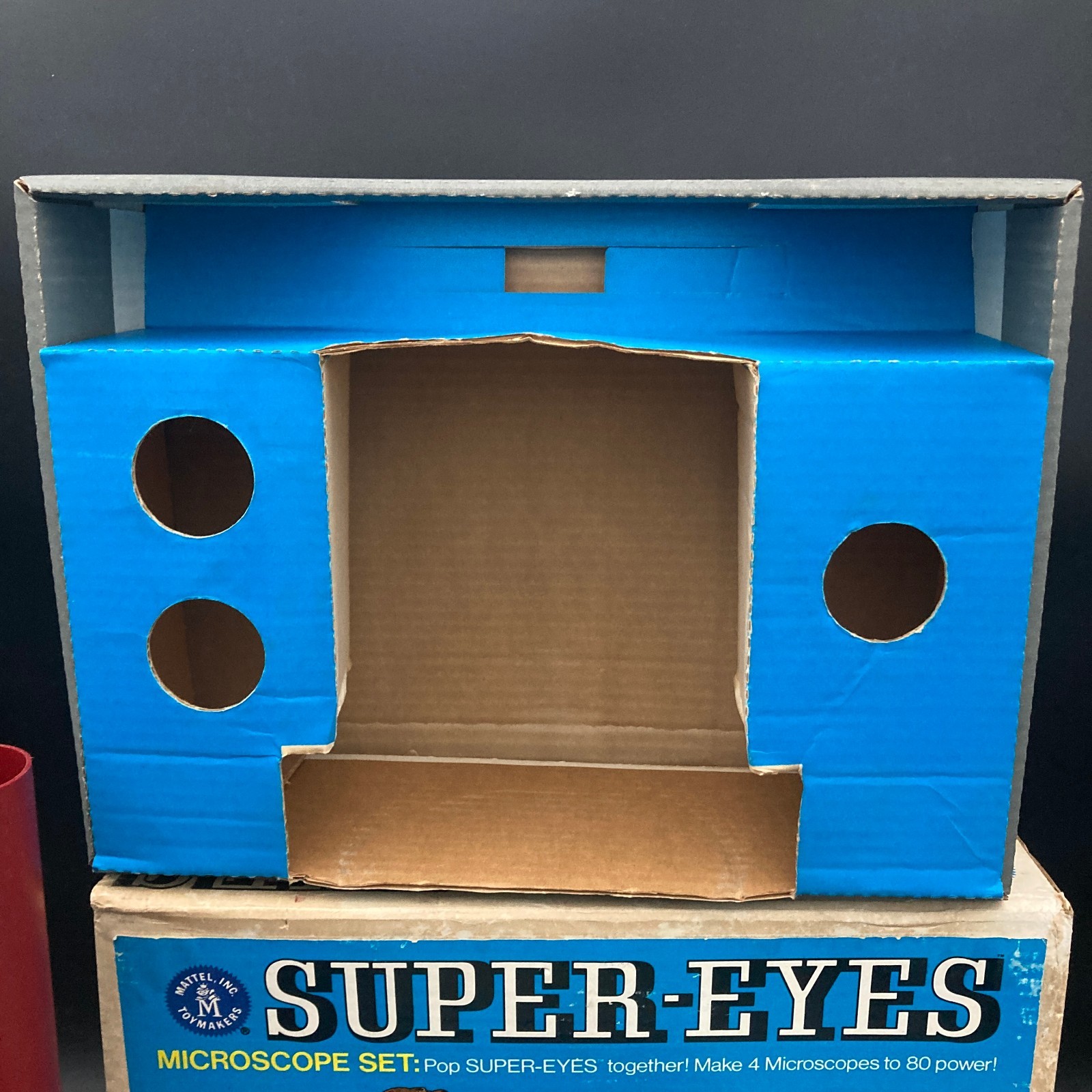 Vintage Super Eyes Microscope Set from Mattel (1968) 100% Complete with Box