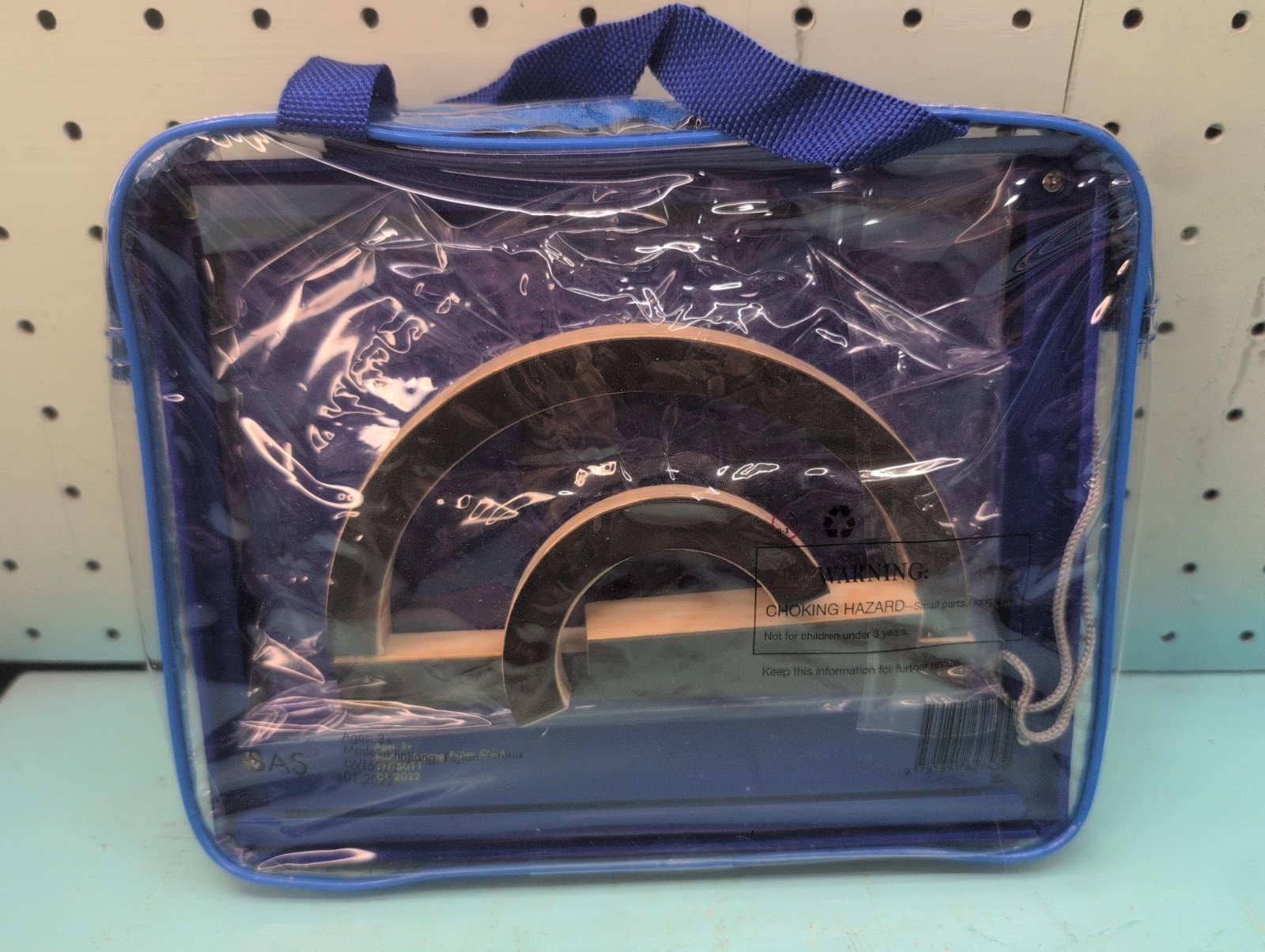 Learning Without Tears Stamp & See Screen Magnetic Writing Toy Blue Case NEW