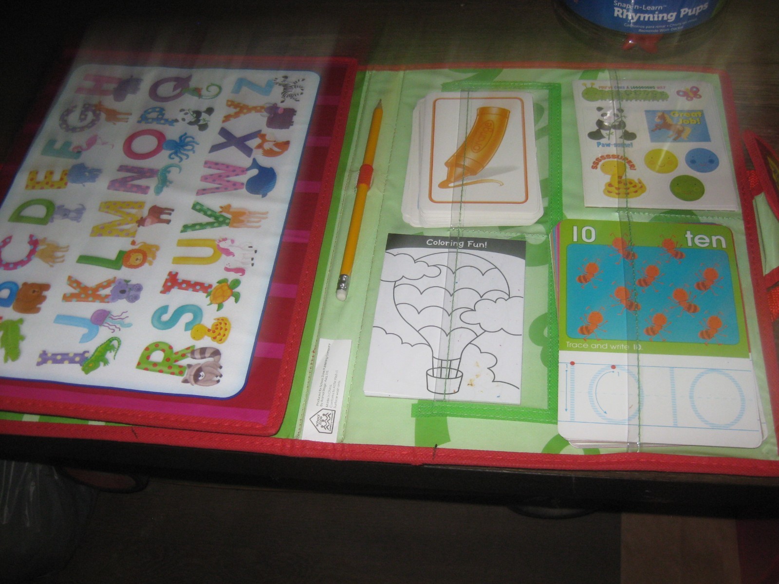Kid O Magnatab Alphabet & Numbers Tracing Magnetic Sets Plus Xtra Learning Item