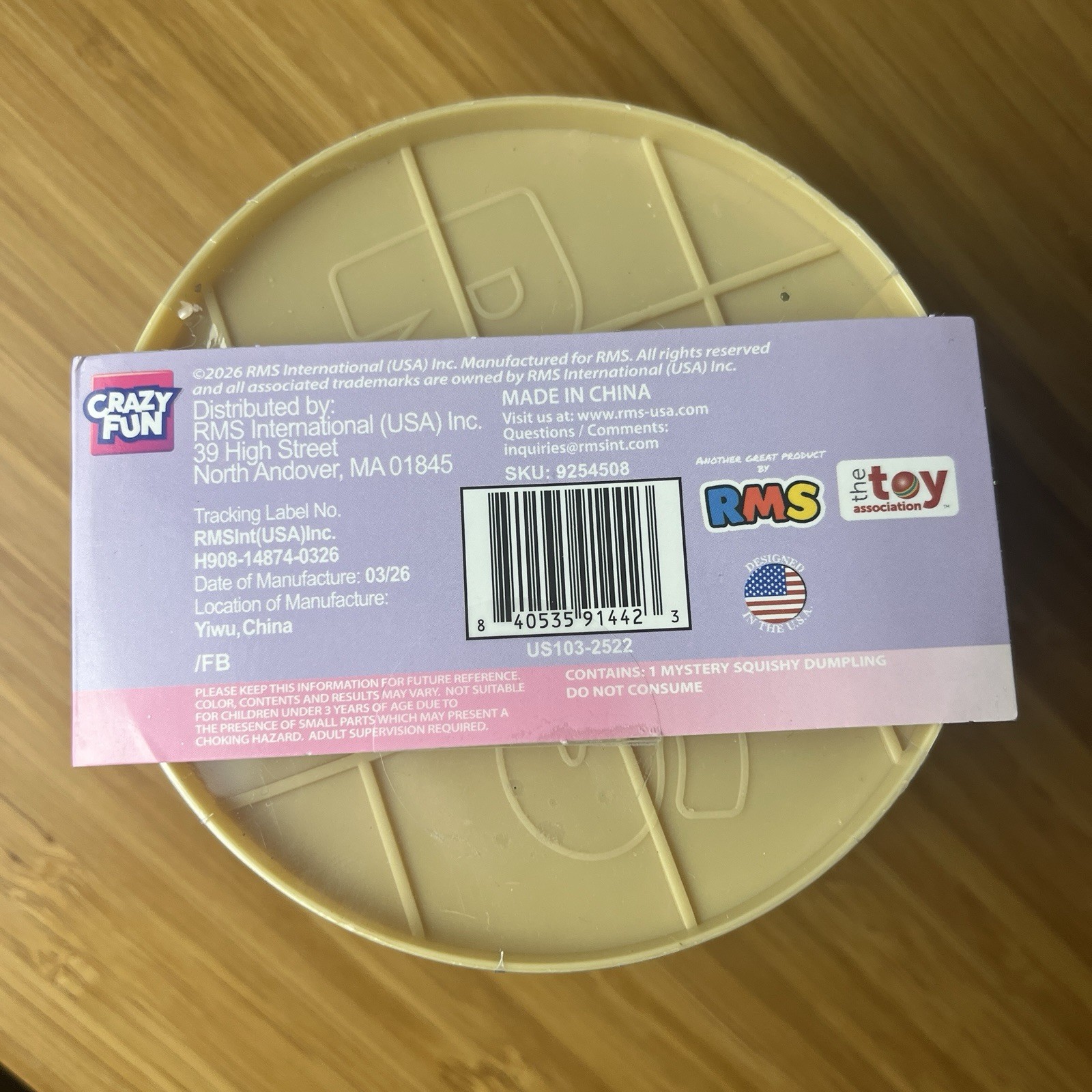 RMS Viral Mystery Dumpling Pink Holographic Edition Cherry Blossom Scented Bun