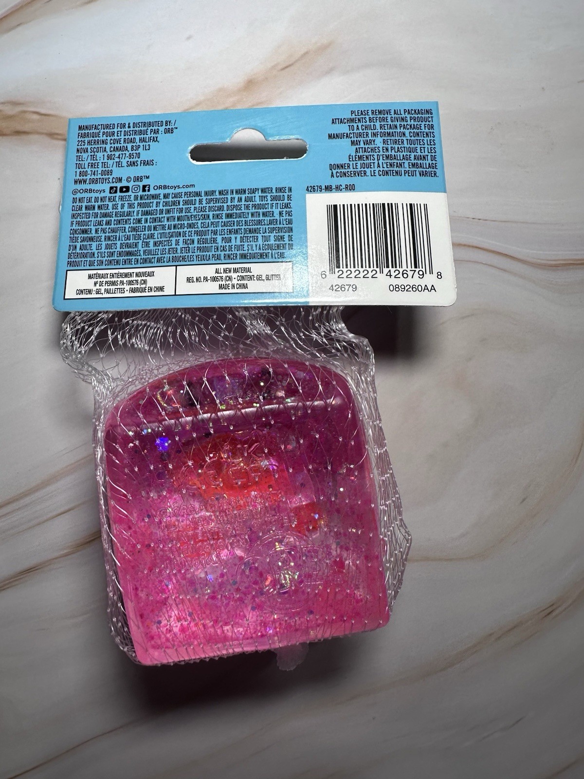 Sugar Swaps Duck Cube – Pink -Squishy Fidget Sensory Toy